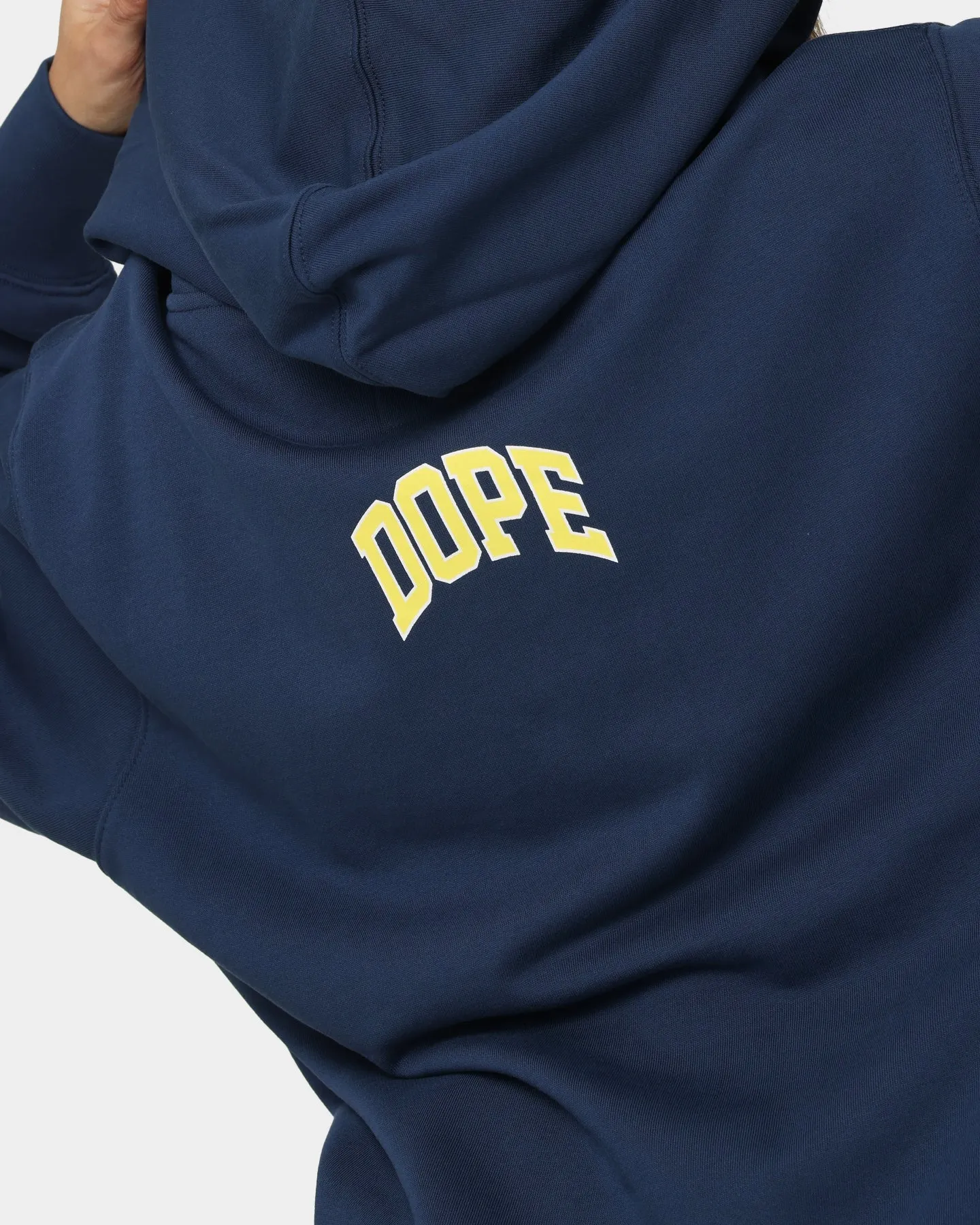 DOPE Varsity Arch Hoodie Blue/Yellow