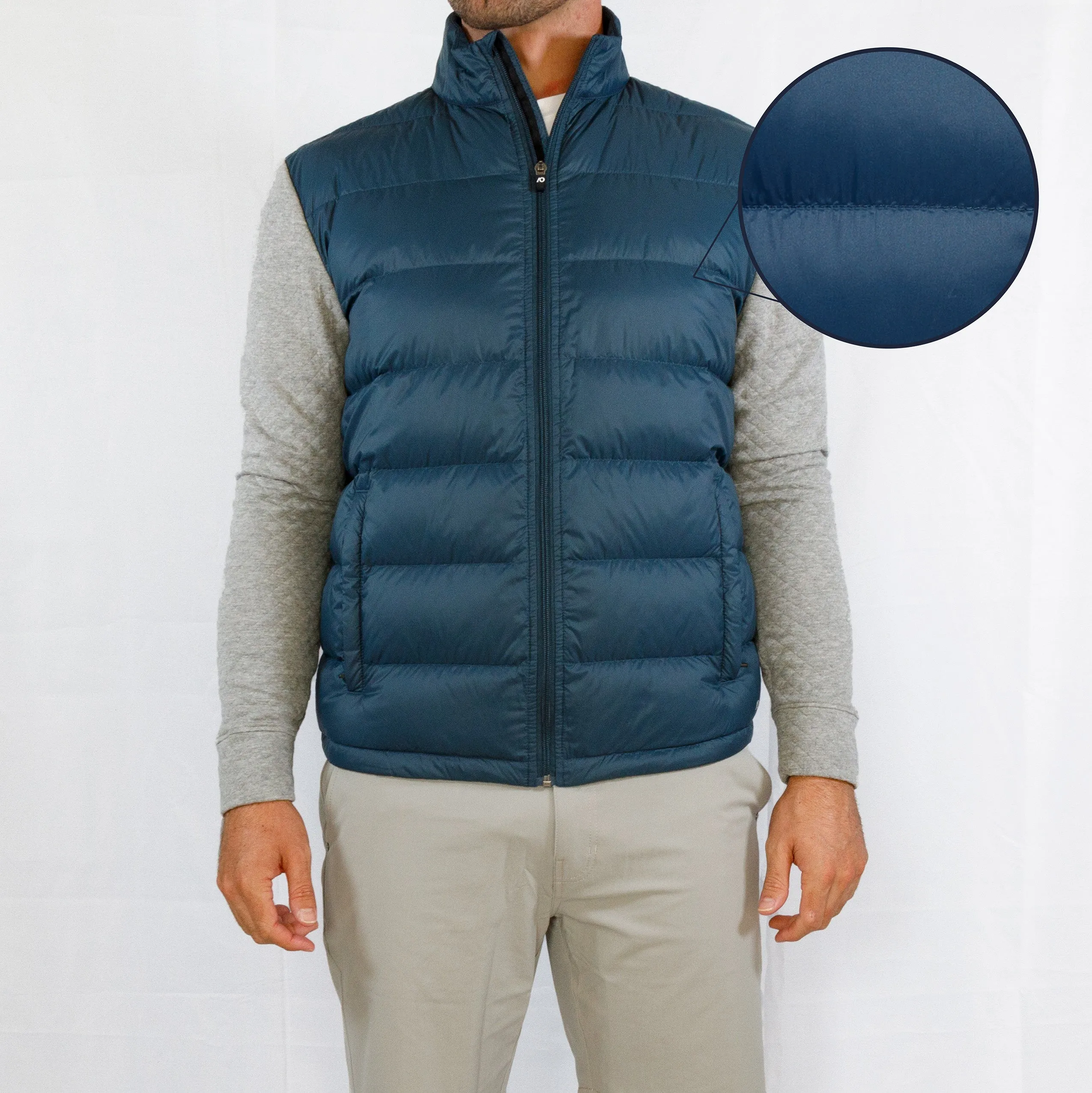 Down Jacket - Midnight Navy/Steel Heather