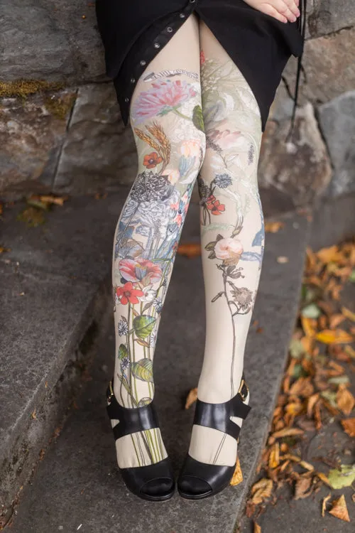 Dragees Printed Tights