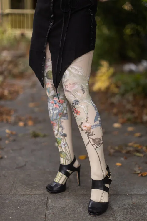 Dragees Printed Tights