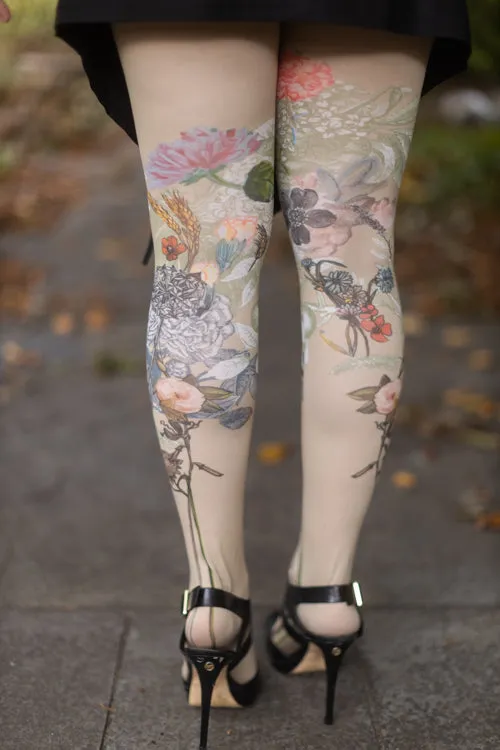 Dragees Printed Tights