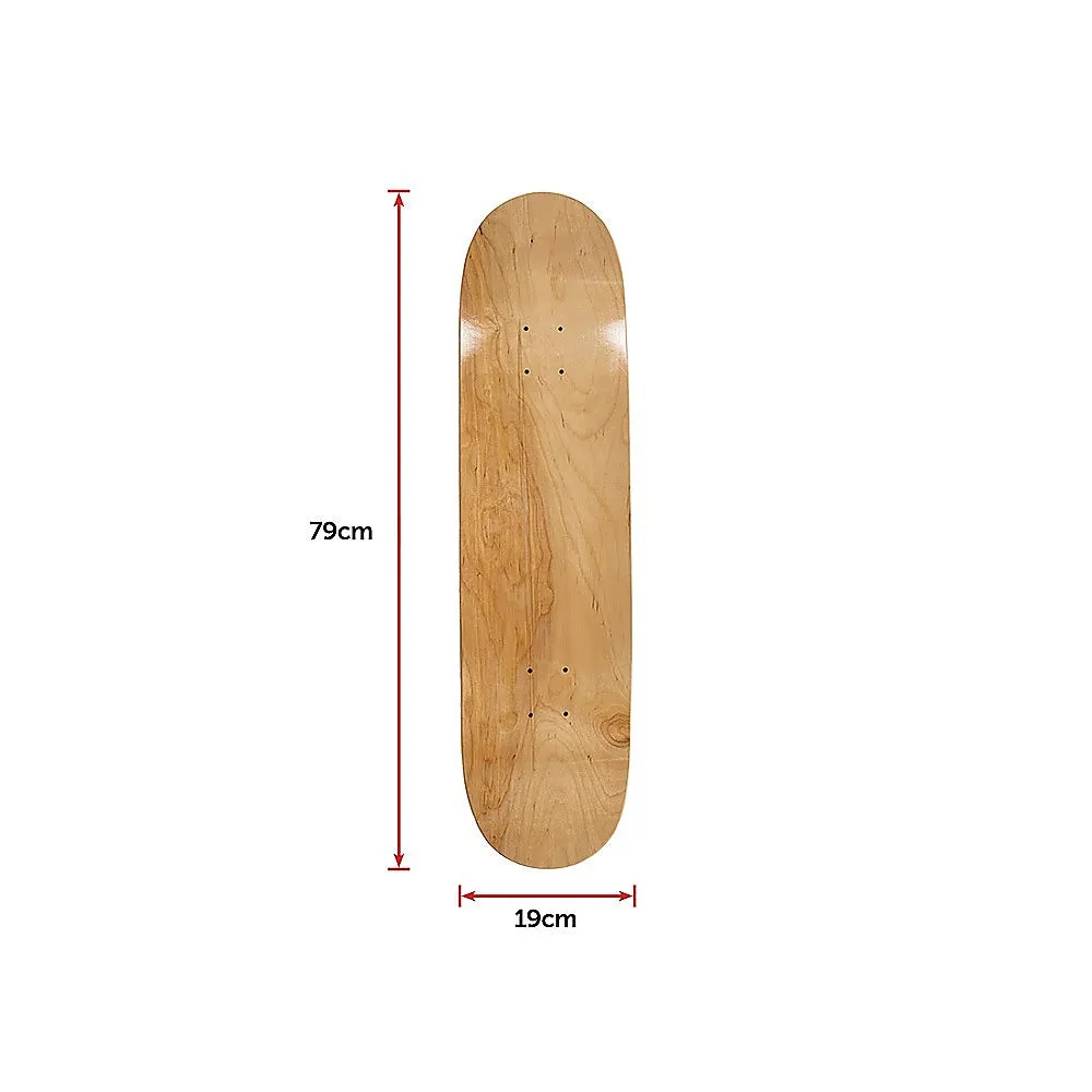 Eco-Friendly Double Concave Maple Skateboard Deck 79cm Randy & Travis