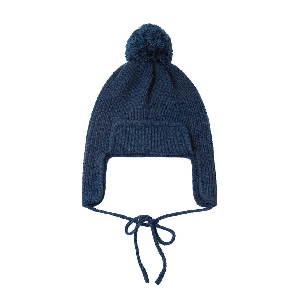 Falpped Hat Navy