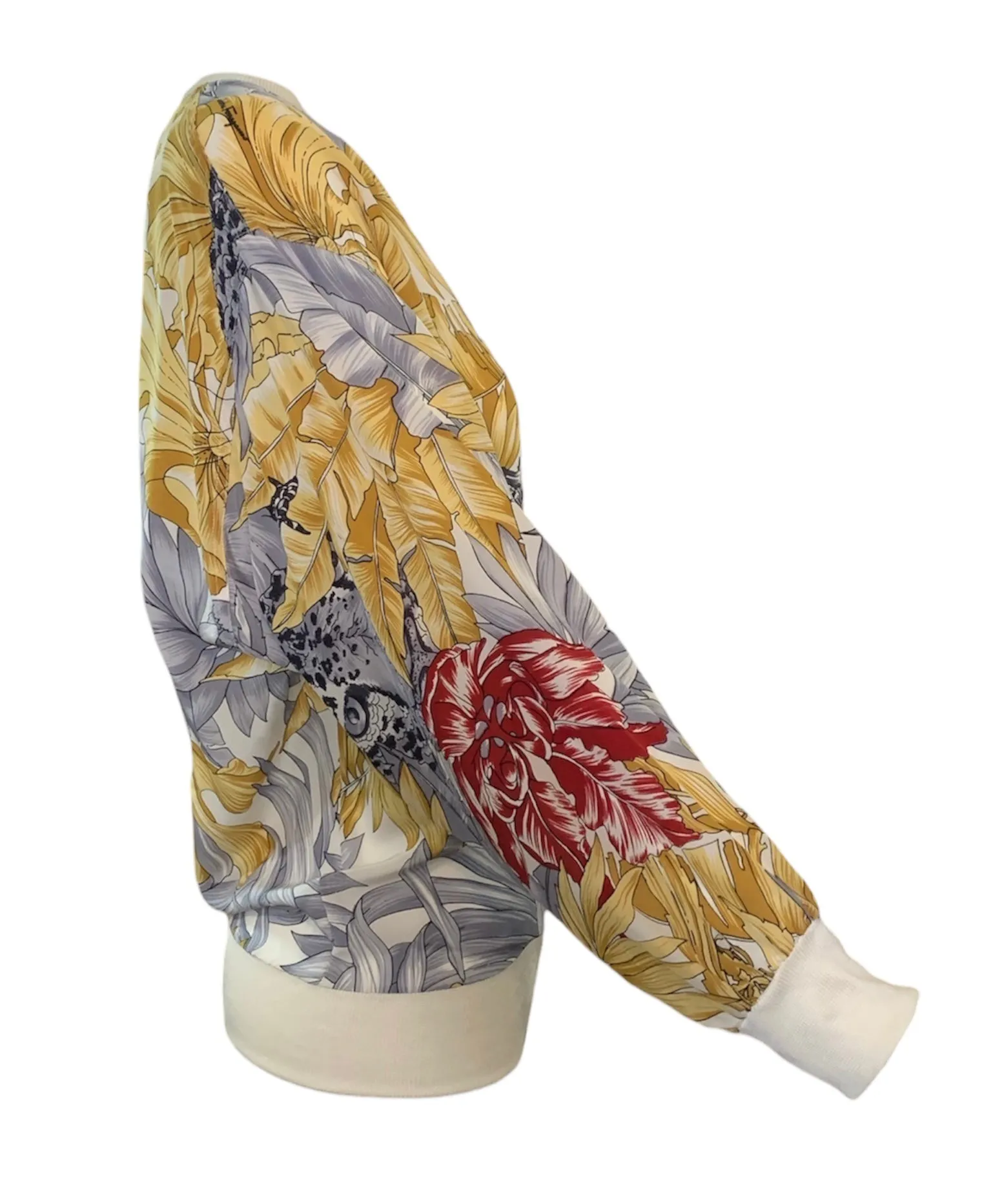 Ferragamo 2000s Silk Scarf Print Pullover Top