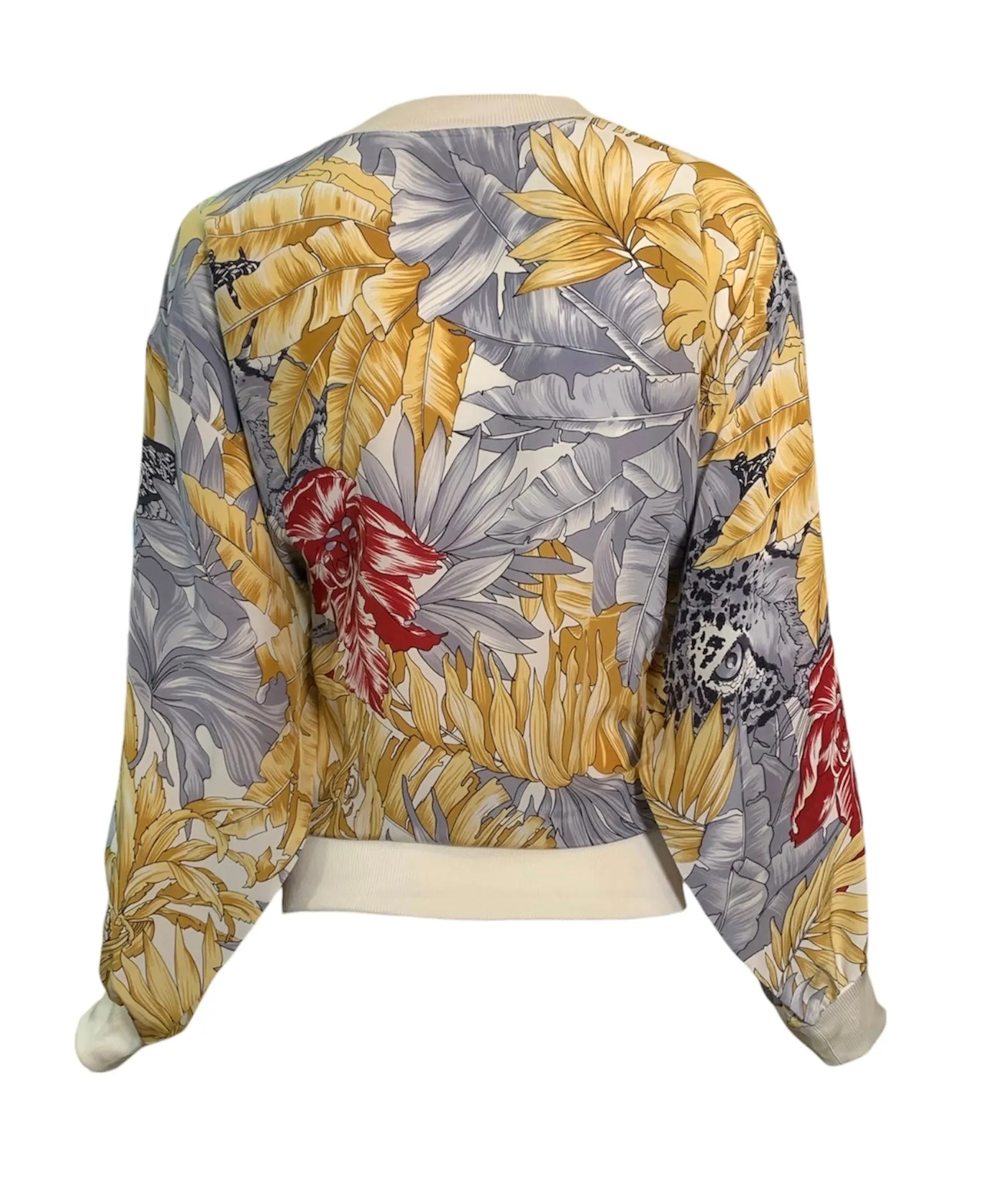 Ferragamo 2000s Silk Scarf Print Pullover Top