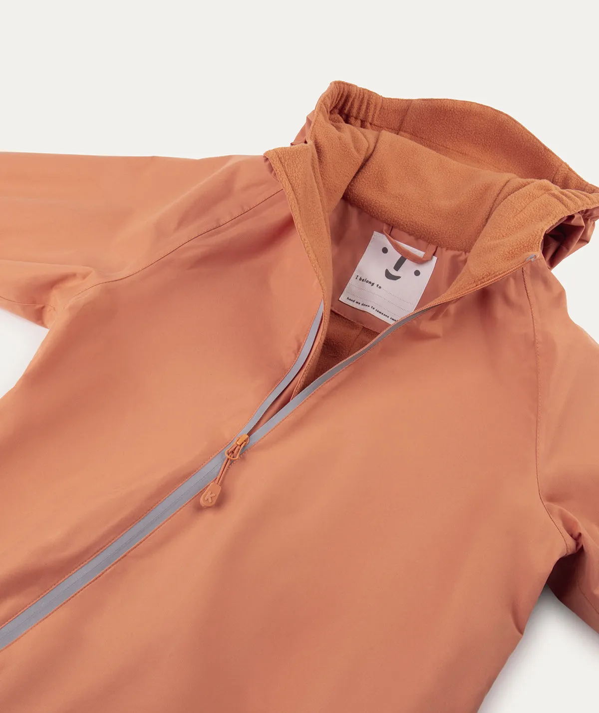 Fleece Lined Puddle Suit - Orange  Pheasant