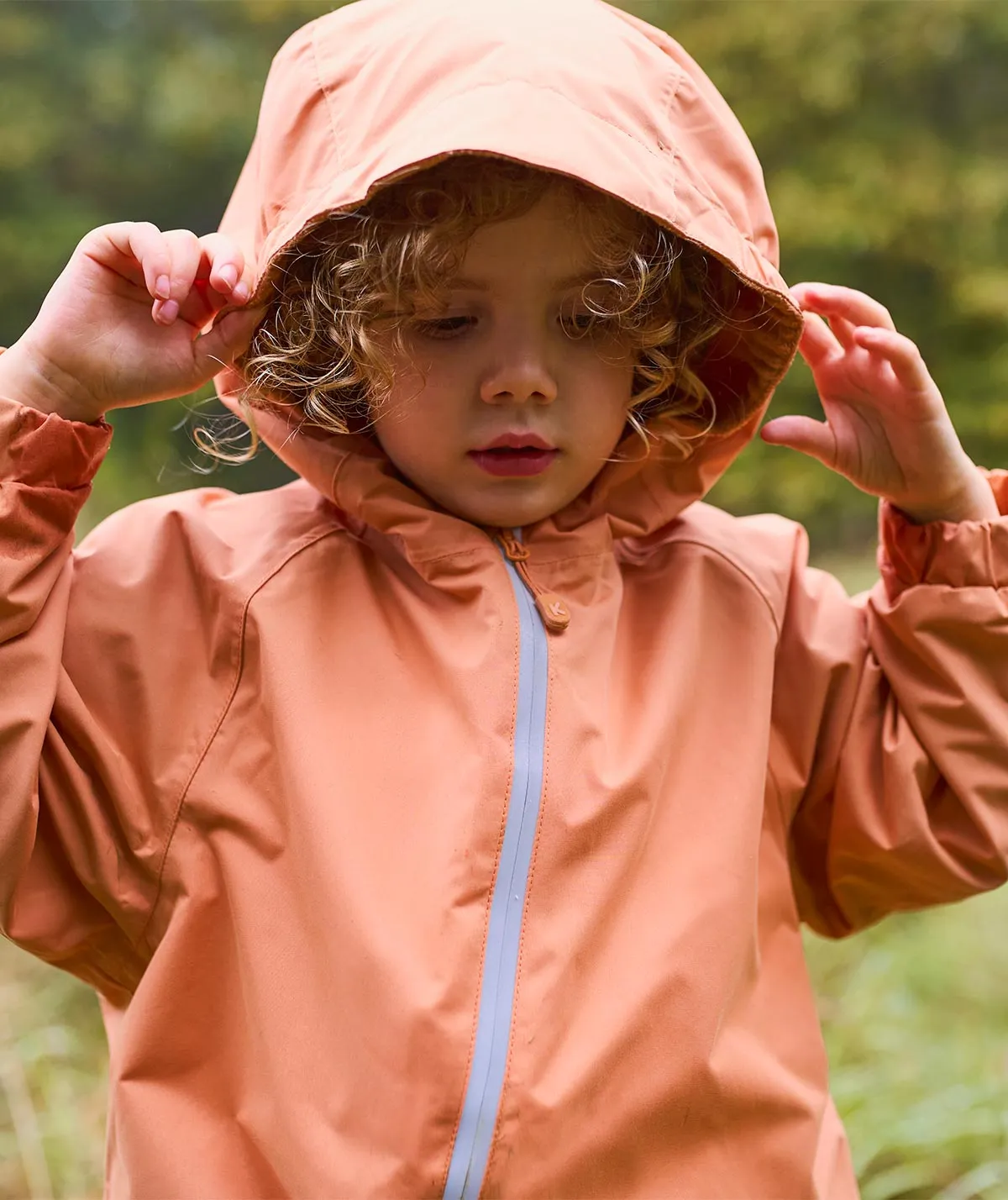 Fleece Lined Puddle Suit - Orange  Pheasant