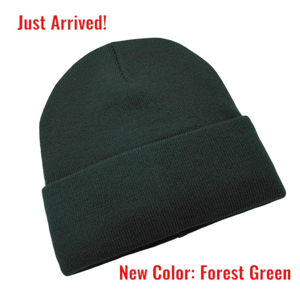 Forest Green Knit Hat