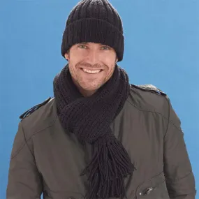 Free Men Hat and Scarf Pattern