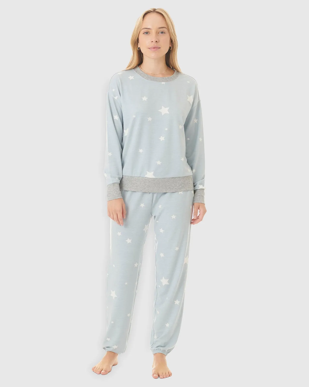 French Terry Long Sleeve PJ Set