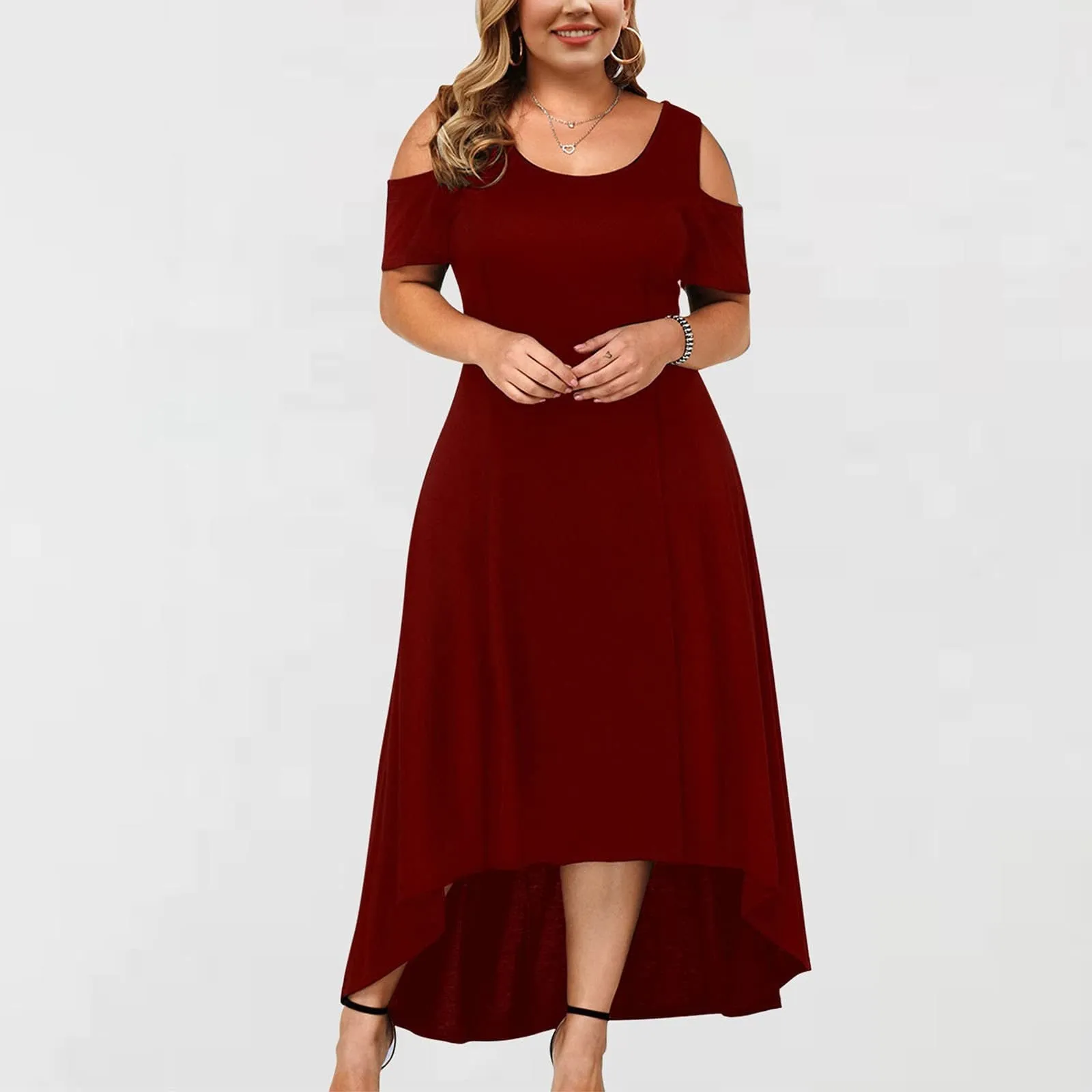 Funki Buys | Dresses | Women's Off-The Shoulder Party Dress