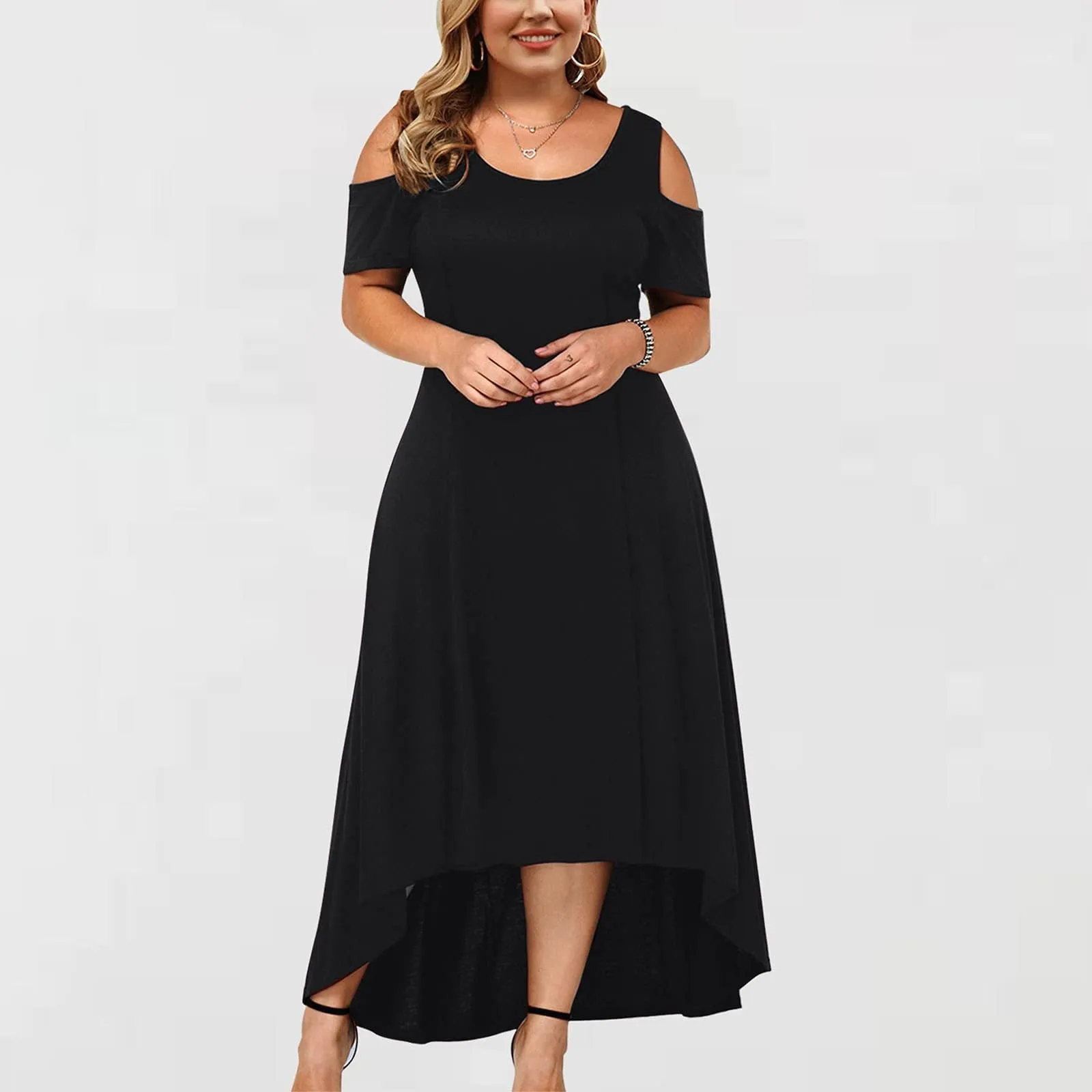 Funki Buys | Dresses | Women's Off-The Shoulder Party Dress