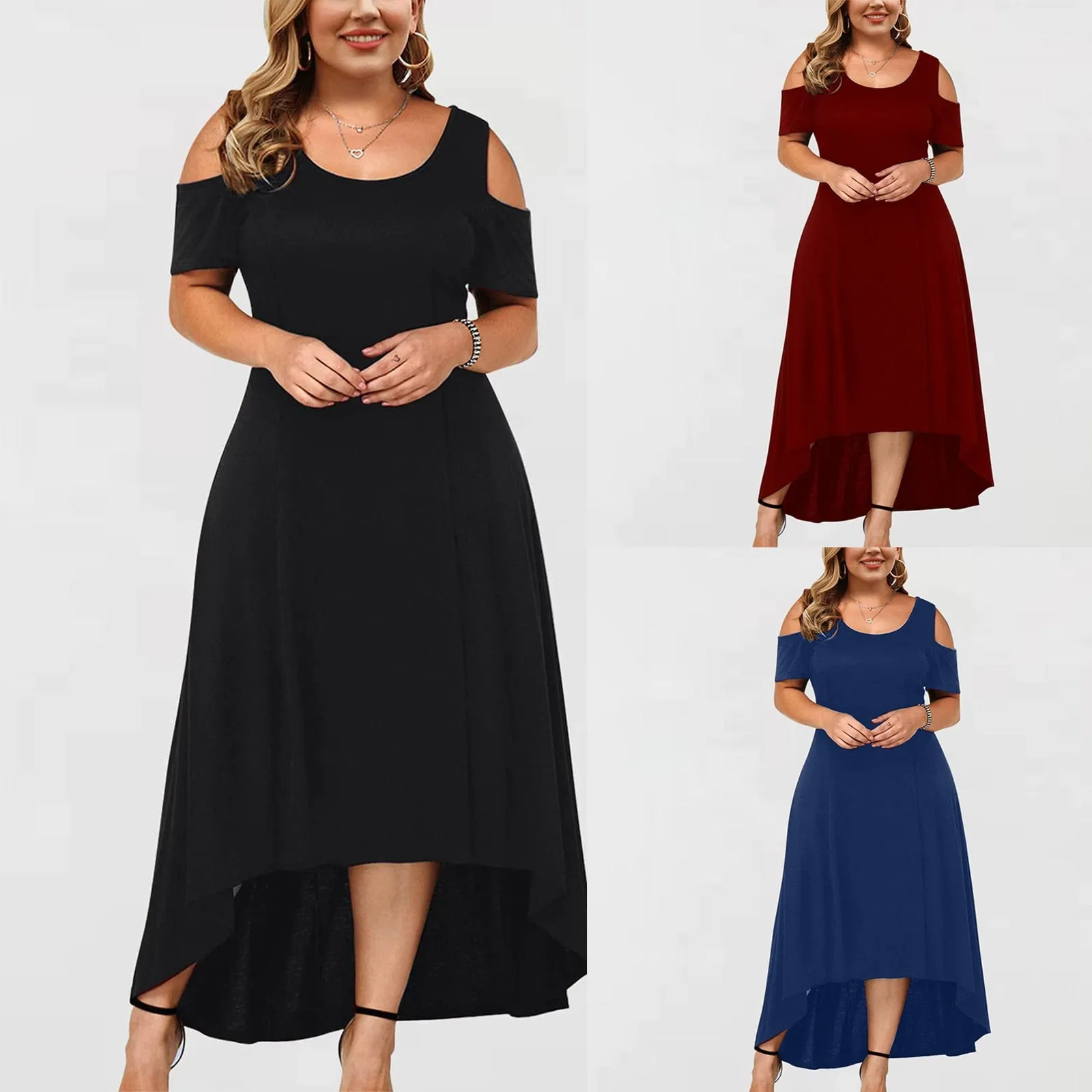 Funki Buys | Dresses | Women's Off-The Shoulder Party Dress