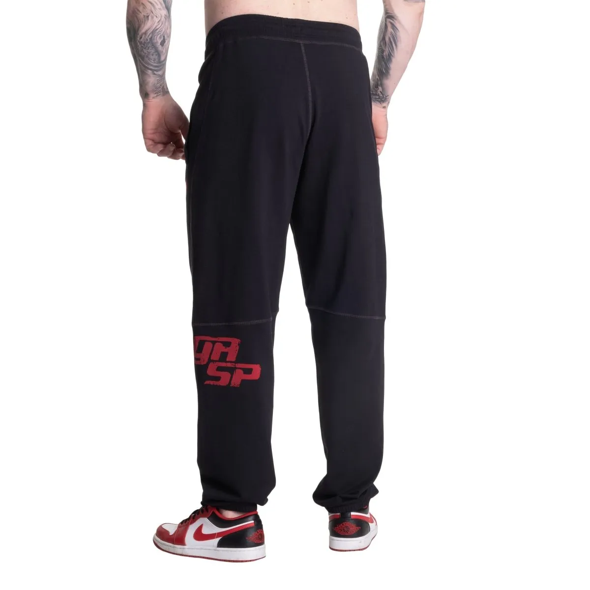 GASP Vintage Sweatpants - Black/Red