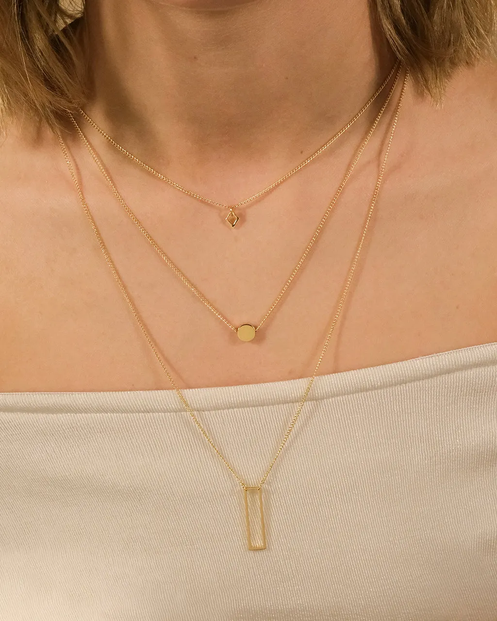 Geometric Multi Layer Necklace