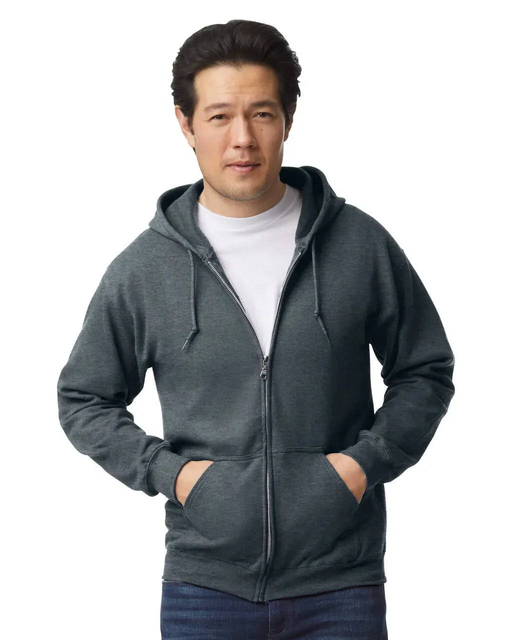 Gildan Cozy Zip Hoodie: Customizable Comfort & Trendy Style - Unisex