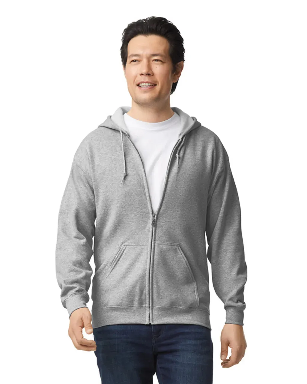 Gildan Cozy Zip Hoodie: Customizable Comfort & Trendy Style - Unisex