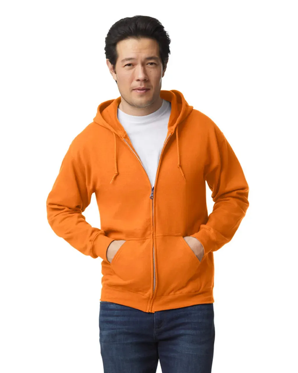 Gildan Cozy Zip Hoodie: Customizable Comfort & Trendy Style - Unisex