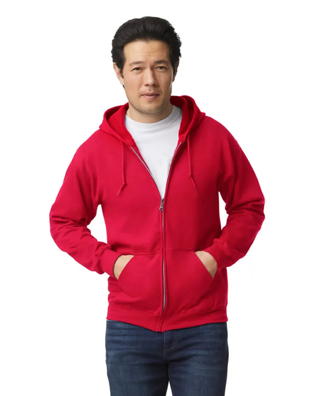 Gildan Cozy Zip Hoodie: Customizable Comfort & Trendy Style - Unisex