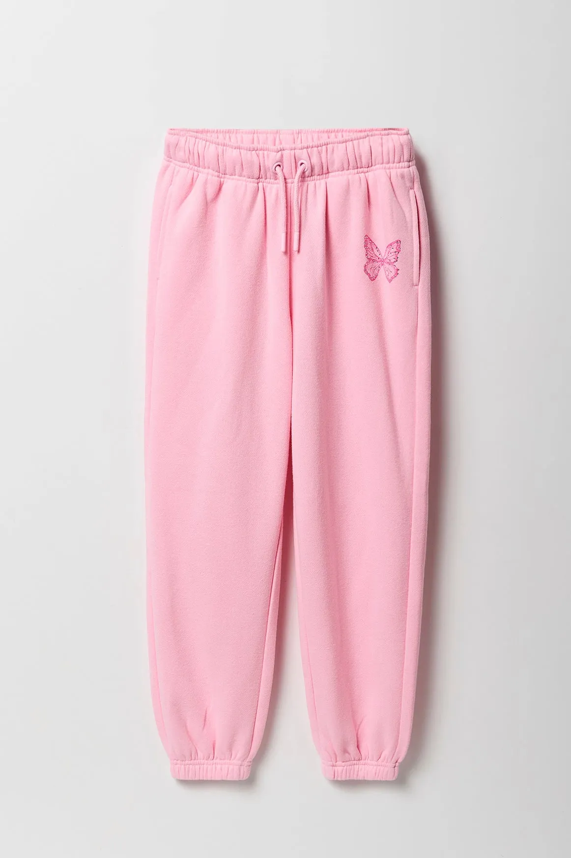 Girls City Graphic Fleece Jogger