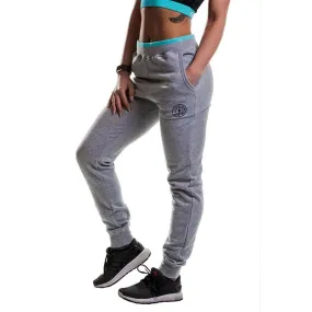 Golds Gym Fitted Loop Back Jog Pants - Grey Marl