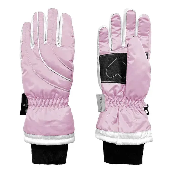 Grand Sierra Girls Taffeta Ski Glove w. Thinsulate (Size: 4-6x)