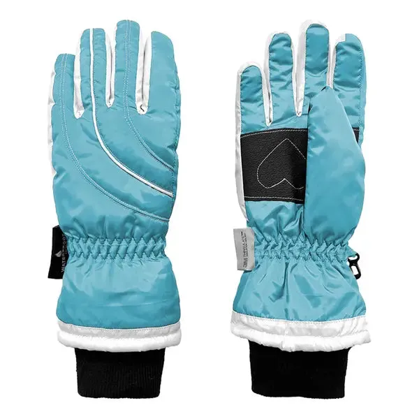 Grand Sierra Girls Taffeta Ski Glove w. Thinsulate (Size: 4-6x)