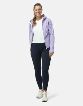 Gym Coffee Chill Zip Hoodie (Womens) - Lilac