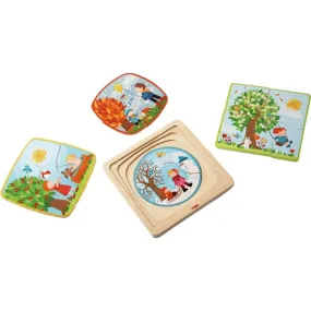 HABA Wooden puzzle My time of year