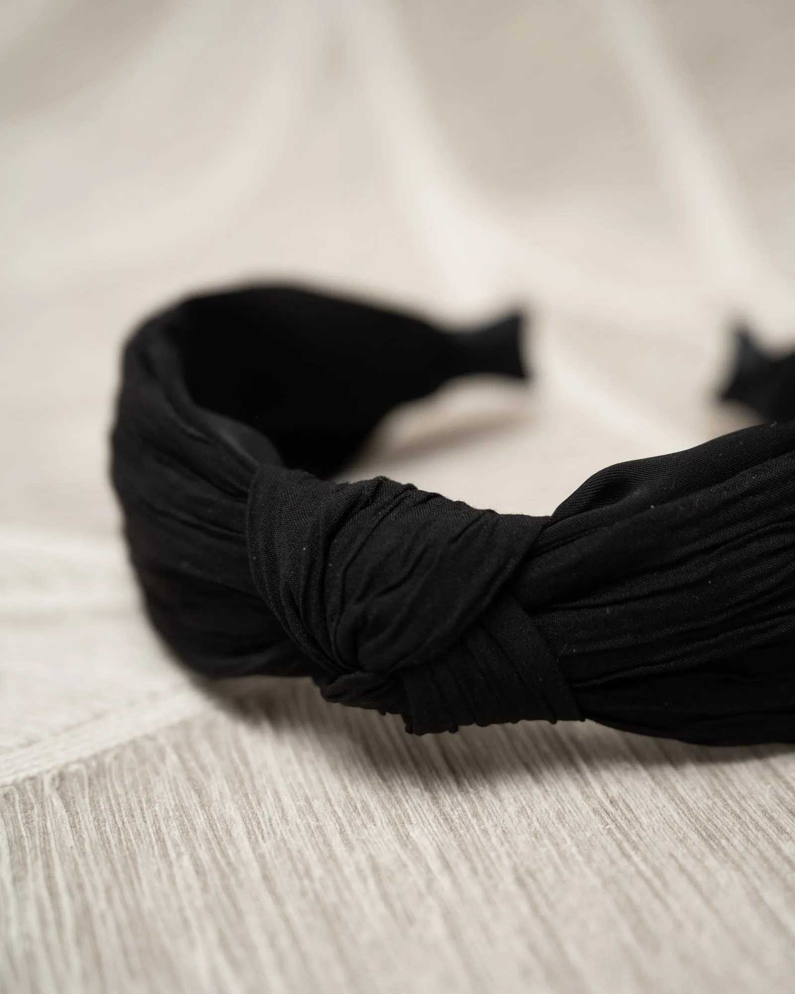 Headband Structured Black