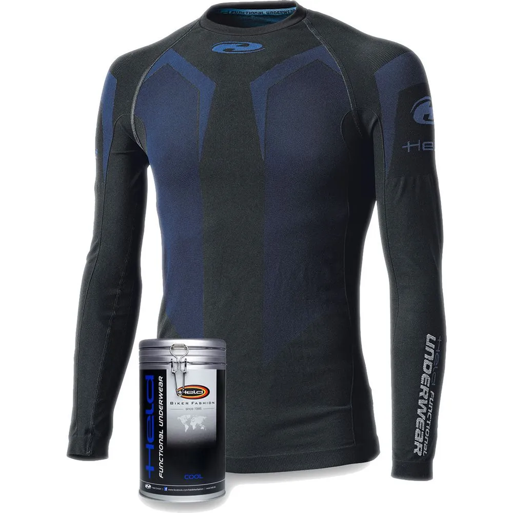 Held 3D-Skin Cool Top Ladies Base Layer Black / Blue