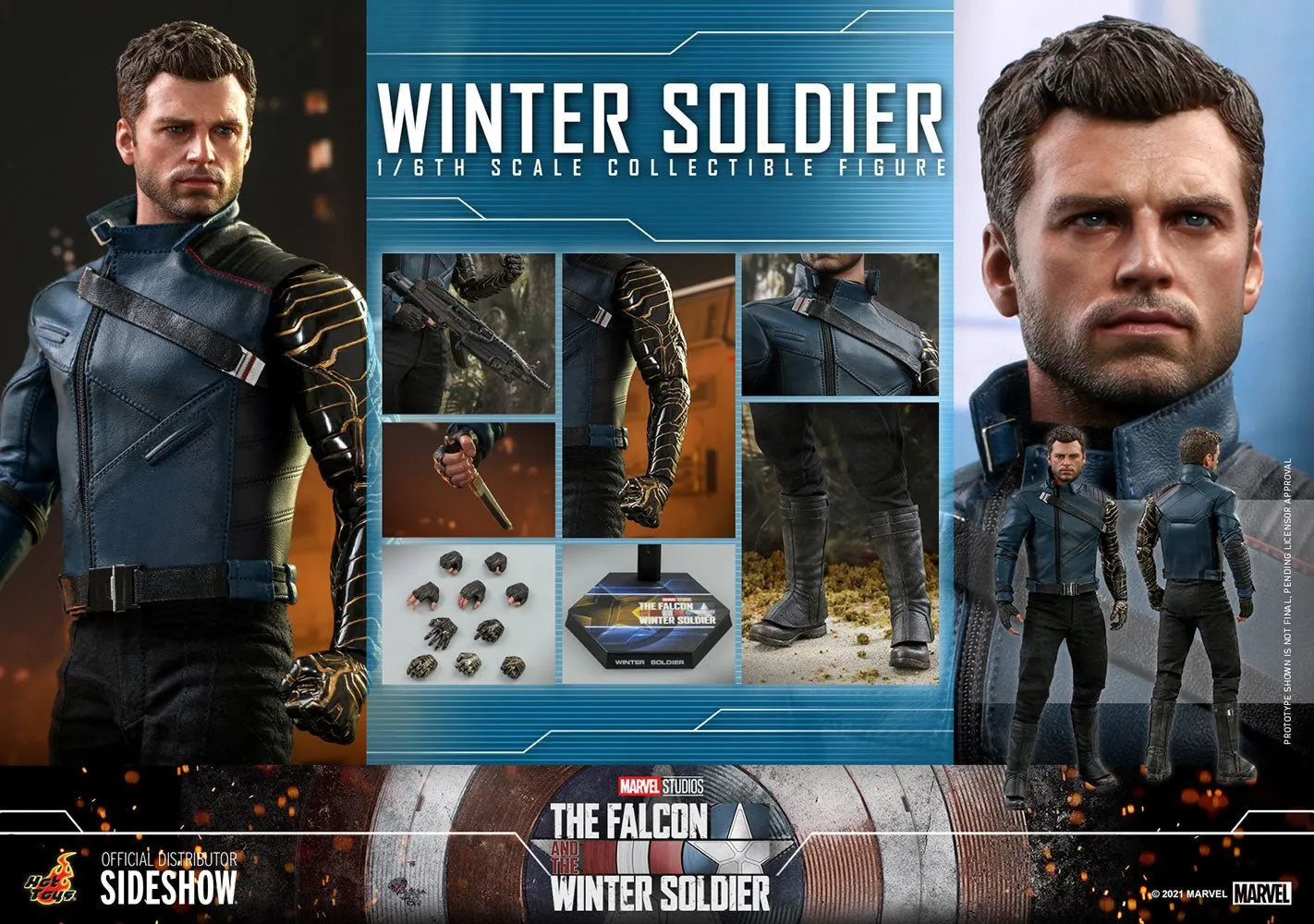 Hot Toys Winter Soldier Sixth Scale Figure