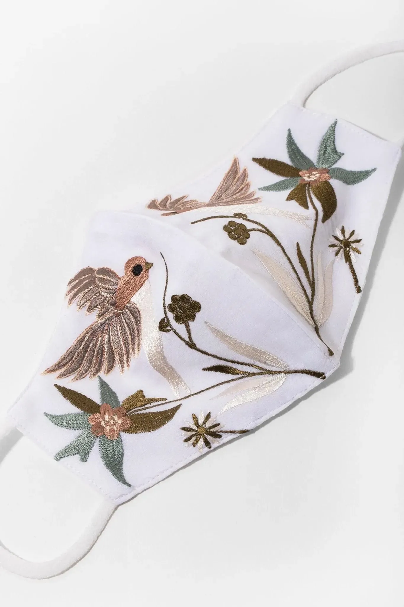 Hummingbird Embroidered Face Mask