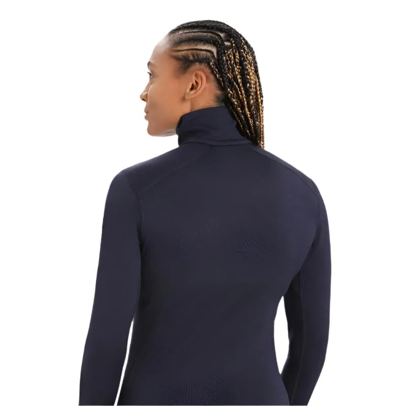 icebreaker Base Layer Women's Merino 260 Tech Top Long Sleeve Half Zip - Black