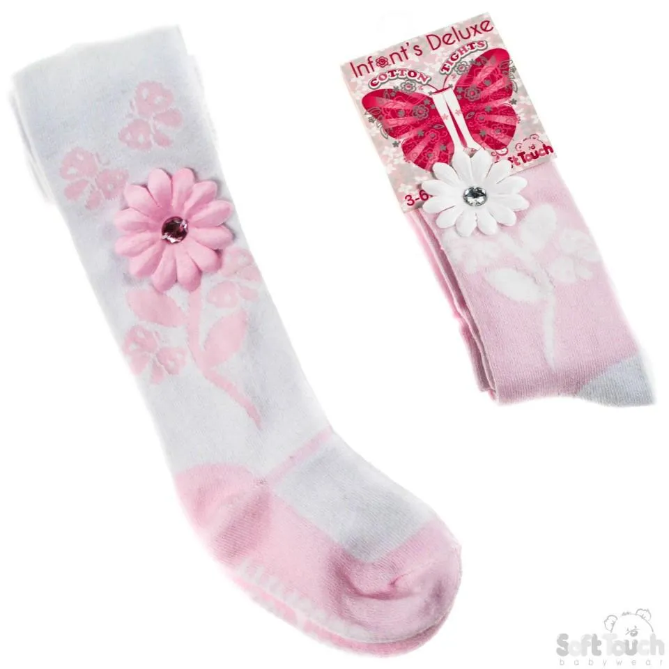 INFANTS FLOWER GIFT TIGHTS: GT60