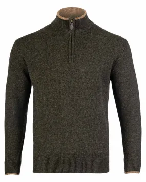 Jack Pyke Ashcombe Lambswool Zip Knit Pullover