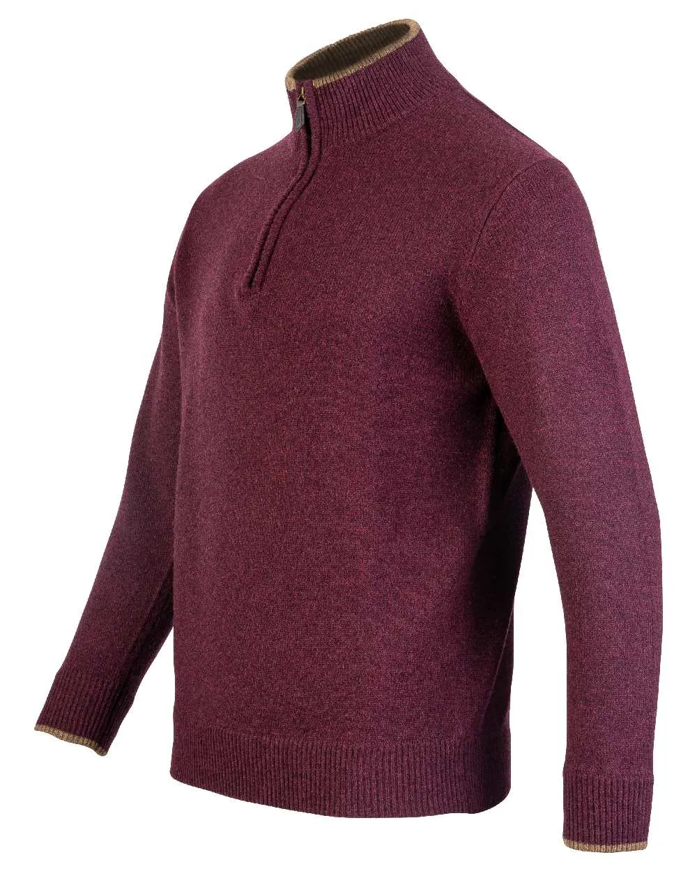 Jack Pyke Ashcombe Lambswool Zip Knit Pullover