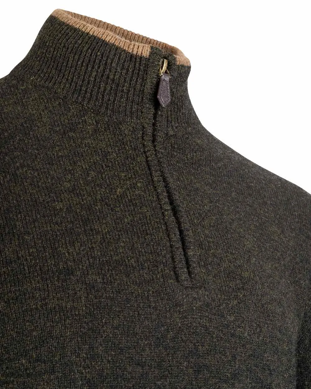 Jack Pyke Ashcombe Lambswool Zip Knit Pullover