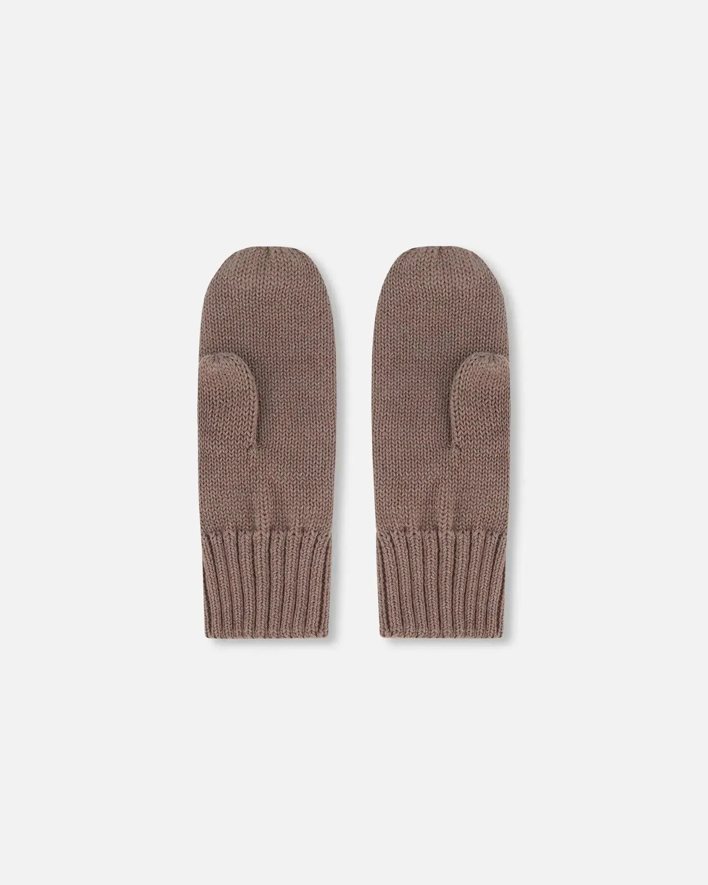 Knit Mittens Taupe