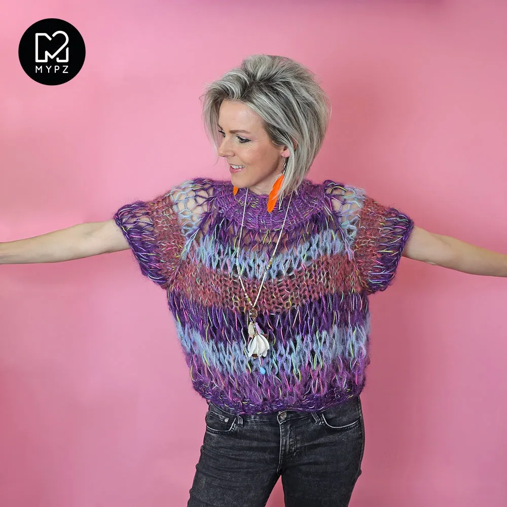 Knit pattern – MYPZ Top-down Club Pullover Pastel No.15 (ENG-NL)