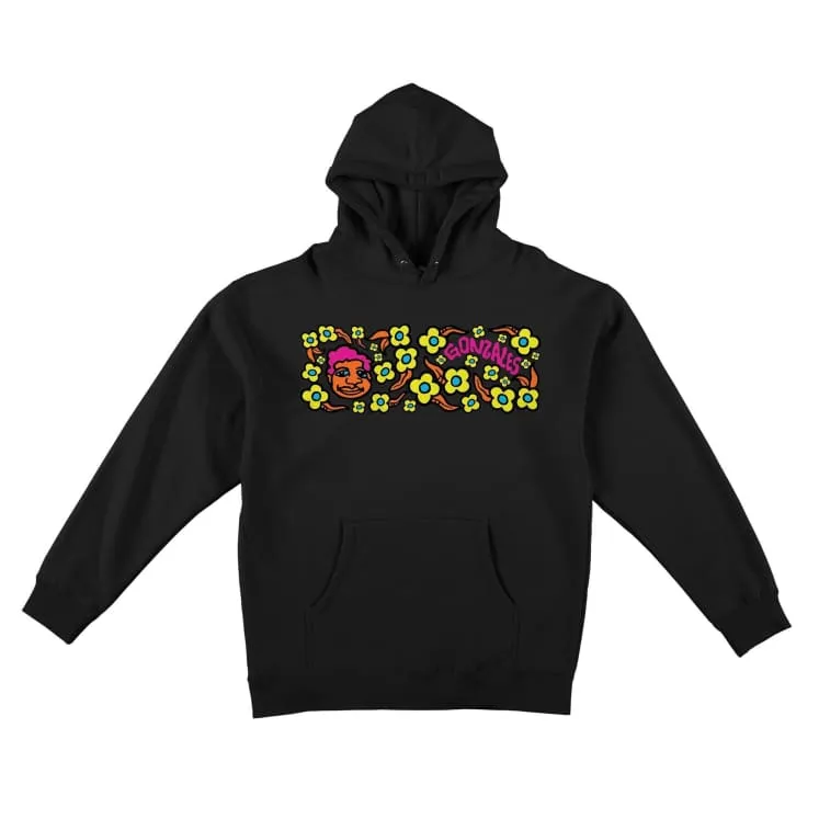 KROOKED GONZ BLACKLIGHT SWEATPANTS HOODIE - BLACK