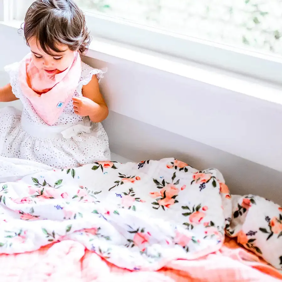 Little Unicorn Muslin Quilt -  WATERCOLOUR ROSES