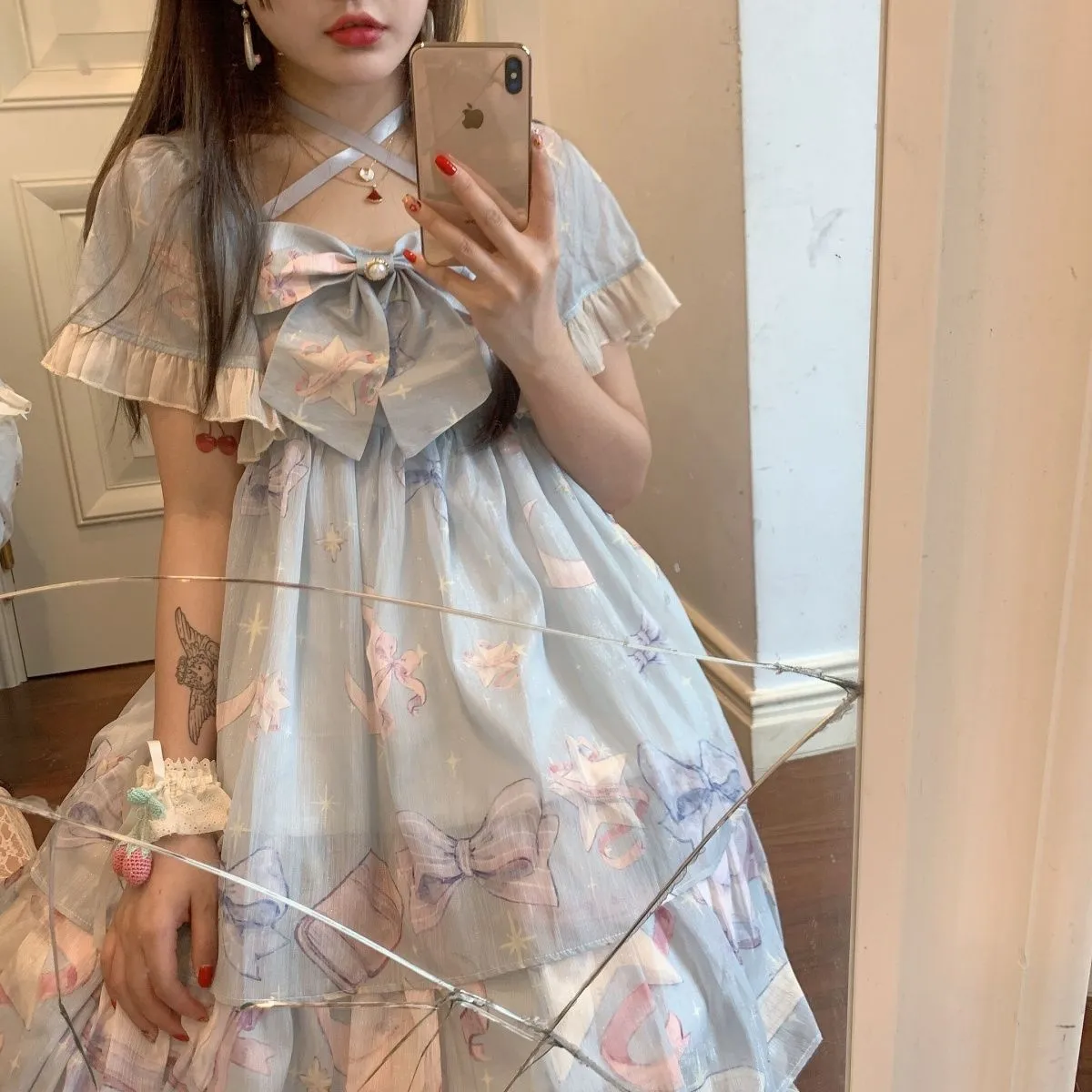 lolita print cartoon dress PL53217