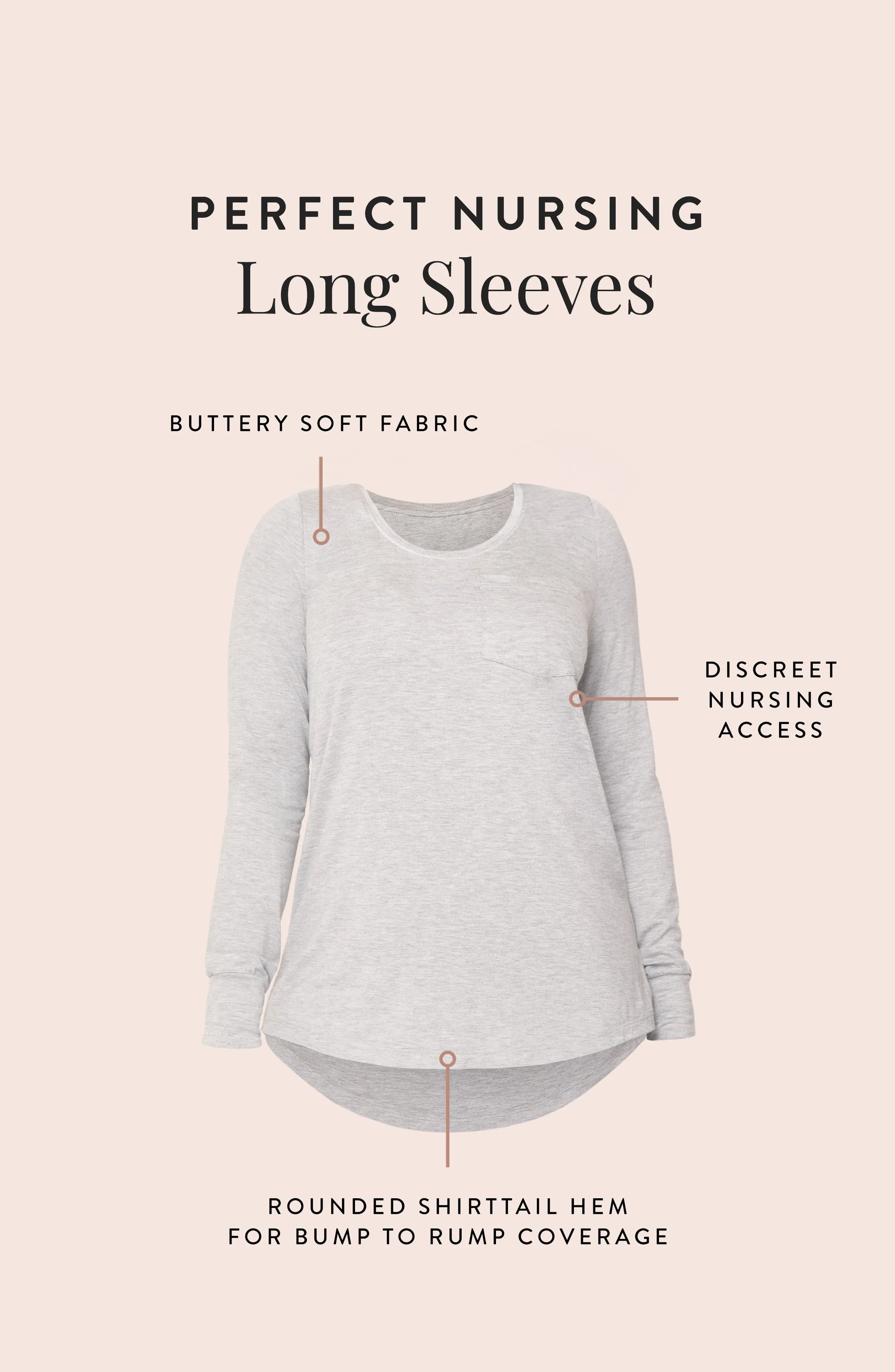 Long Sleeve Nursing Top