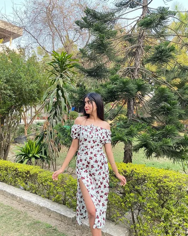 Madison White floral dress