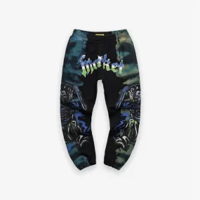 Market Killing the Game Glow In The Dark Sweatpants Dark Tie Dye