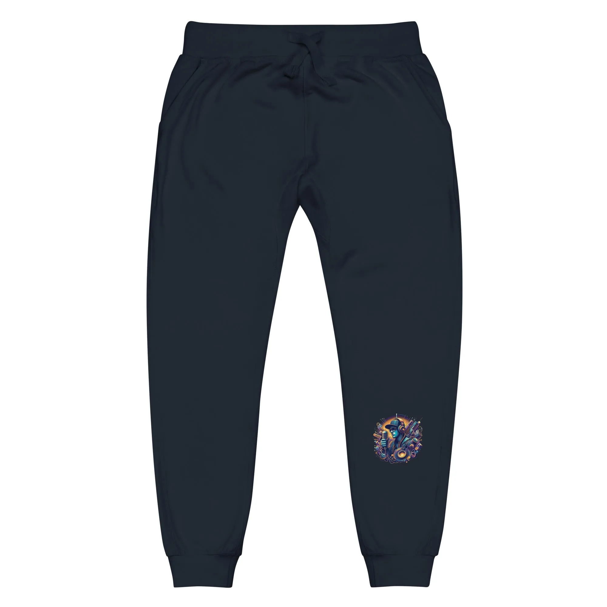 Men' s fleece sweatpants navy Blue