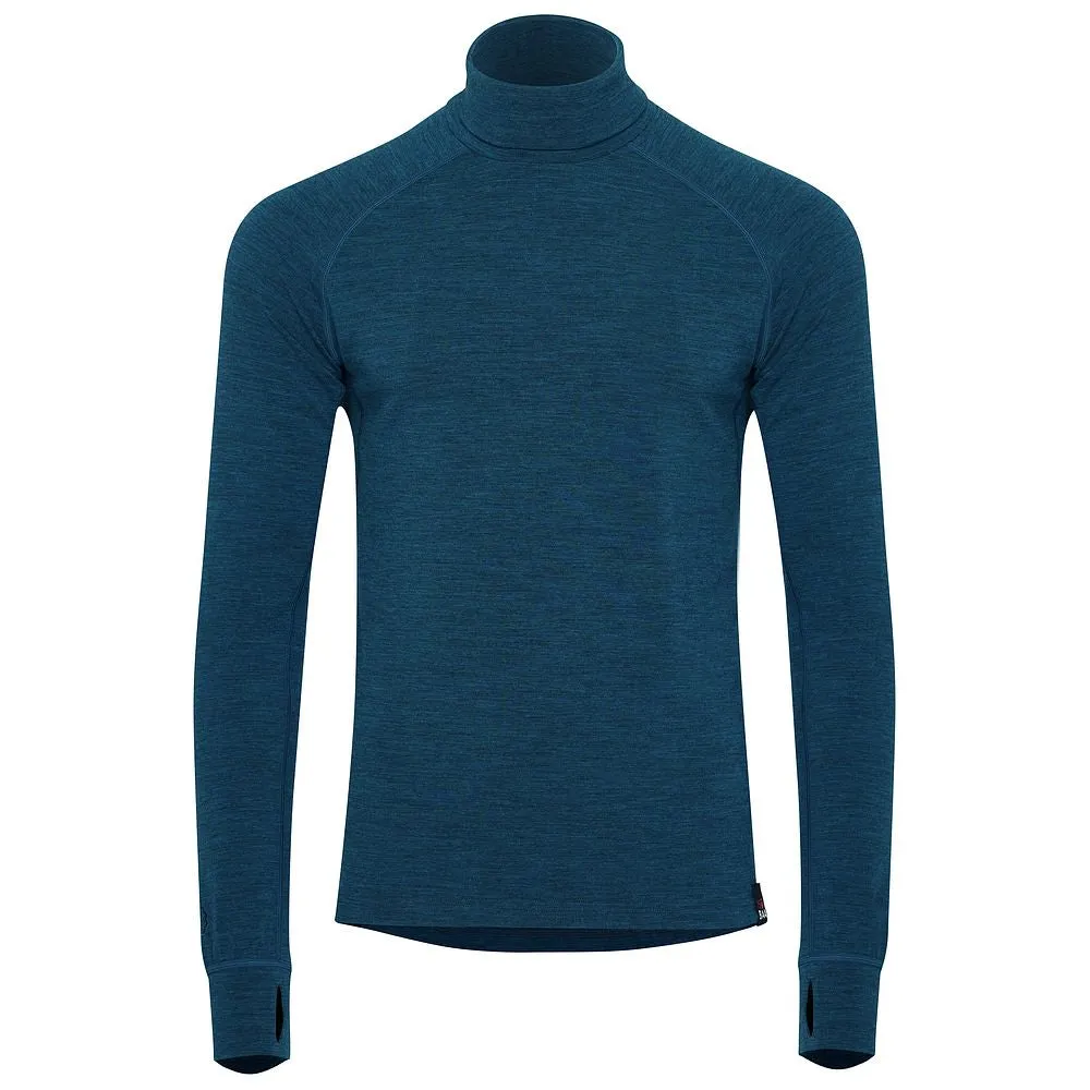 Mens 160 Merino Active Roll Neck (Petrol)