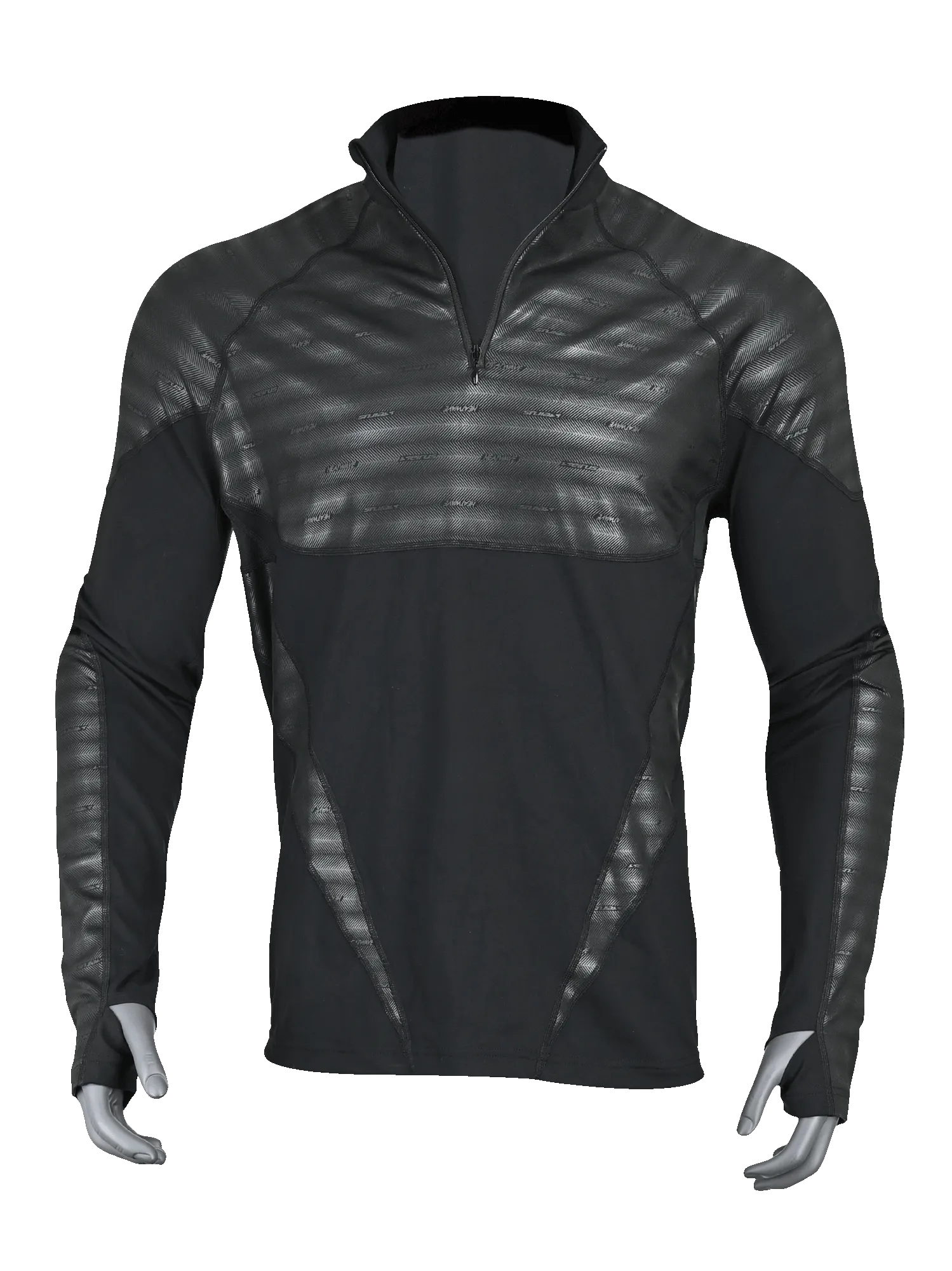 Mens Heatwave™ Performance Base Layer ¼ Zip Mock Neck Top