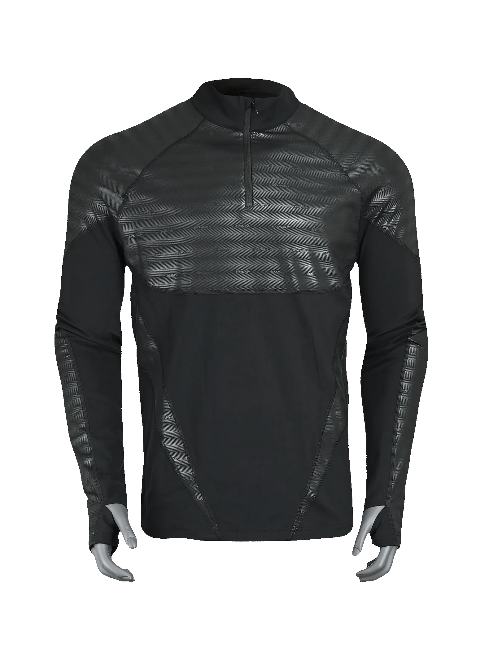 Mens Heatwave™ Performance Base Layer ¼ Zip Mock Neck Top